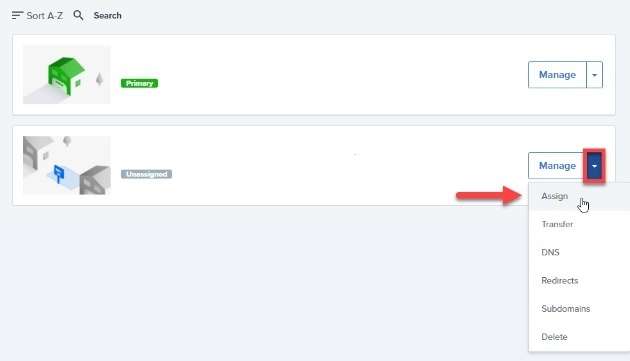 Assigning Two Domains to One Folder