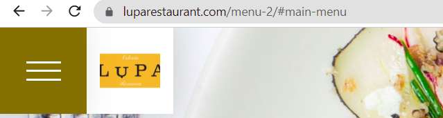 Copy Your Restaurants Menu URL