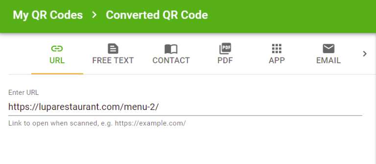 Enter your URL