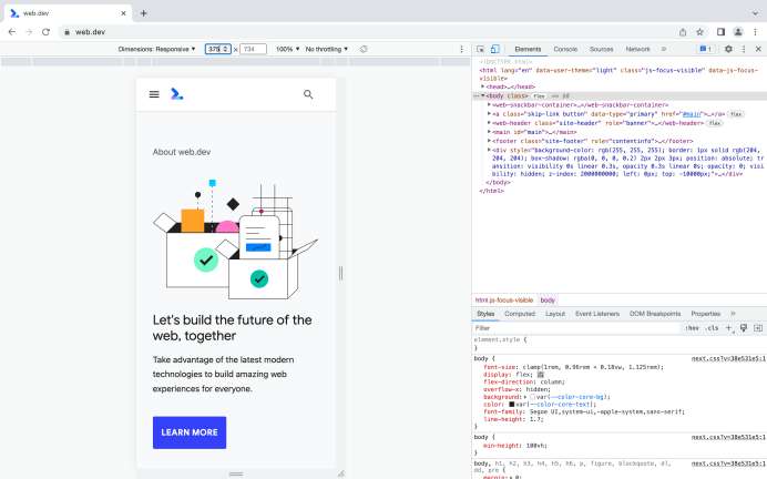 Specifying Custom Viewport Dimensions