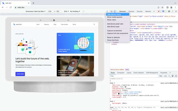 Show Device Frame