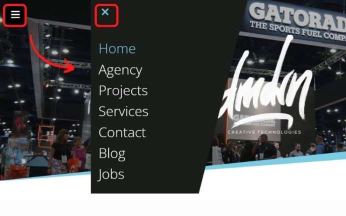 Hamburger Menu