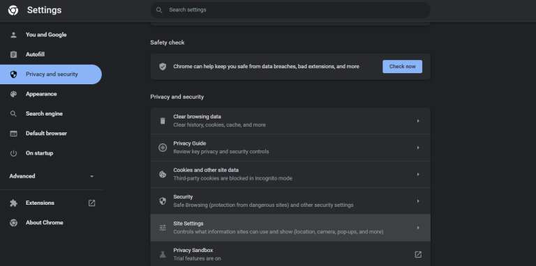 How to turn on built-in Adblock on Google Chrome 3
