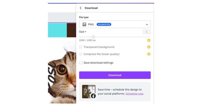 download your canva design