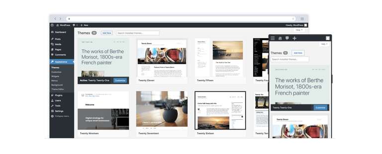 Create a Website in WordPress
