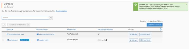 Subdomains