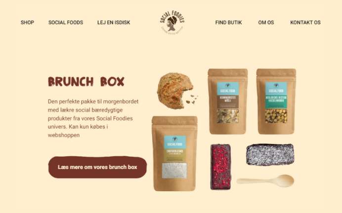 the social foodies website homepage
