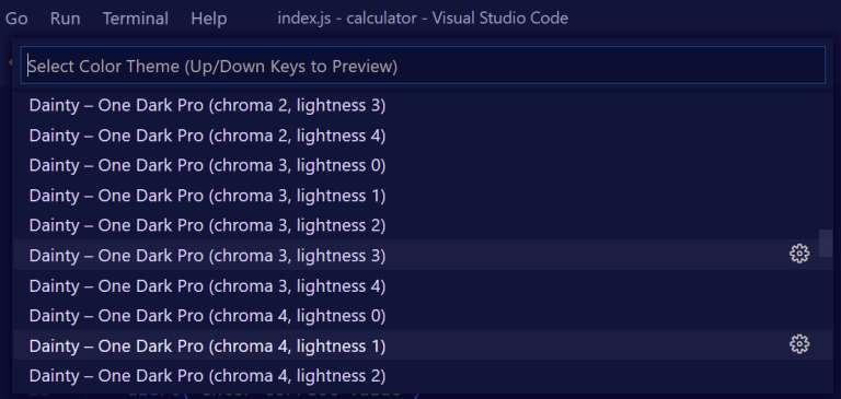 Step2 to Set up Your Vs Code Themes