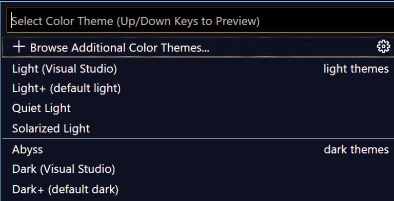 Step 3 to Set up Your Vs Code Themes