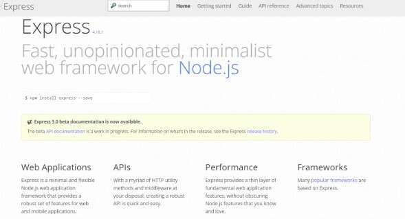 ExpressJs banner