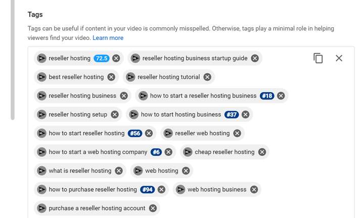 Social Media Tags