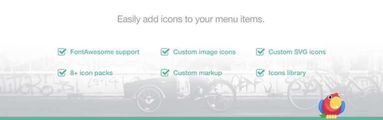 menu icons by themeisle plugin
