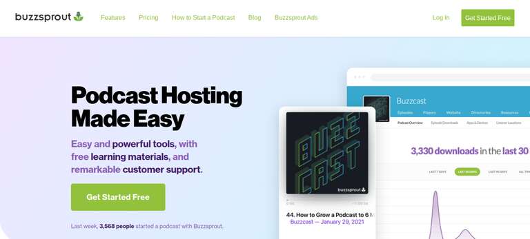 buzzsporout podcasting banner