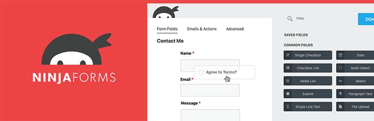 ninja forms banner