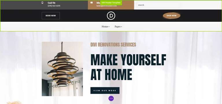 Divi Theme Builder Example