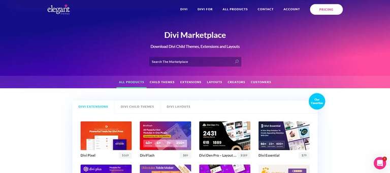 Divi Marketplace