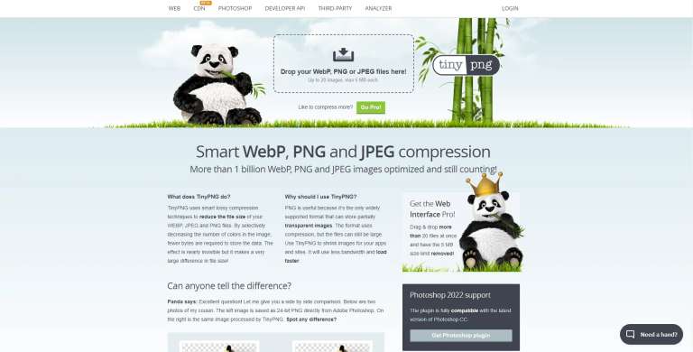TinyPNG tool