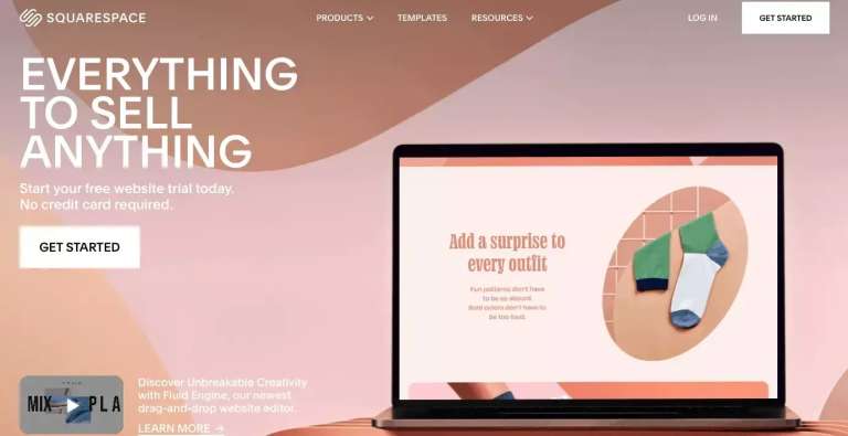 Squarespace website builder