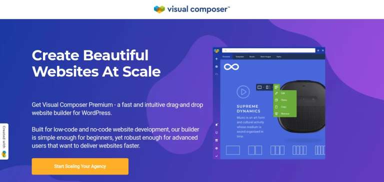visual composer plugin