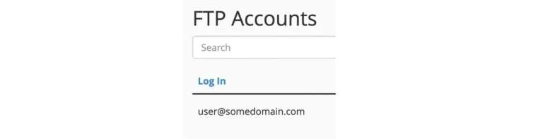 ftp accounts user