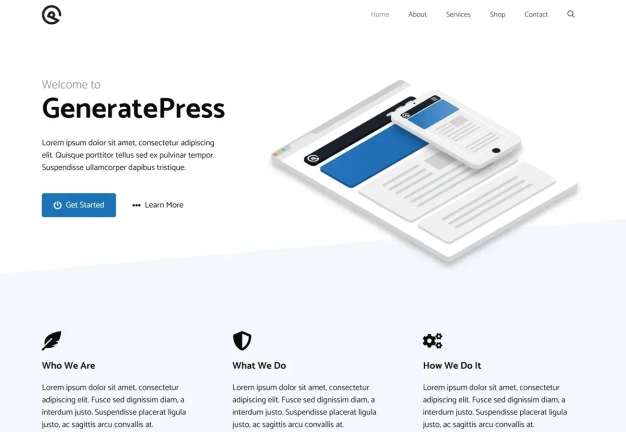 GeneratePress Wordpress Theme