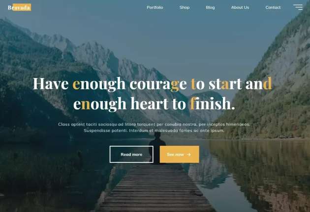 Bravada Wordpress Theme