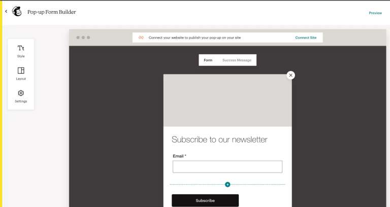 Adding a Popup Form Step 3