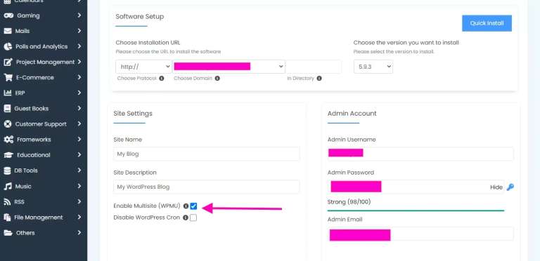 Step 2 Install WordPress