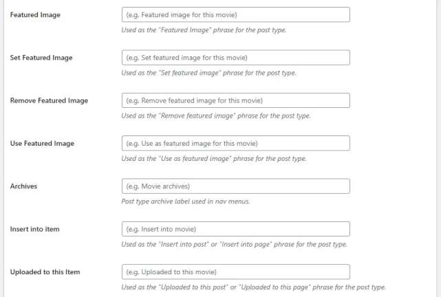 Add attributes to your custom post type 3