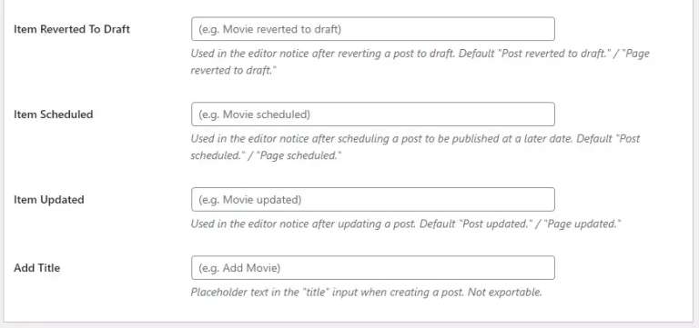 Add attributes to your custom post type 5