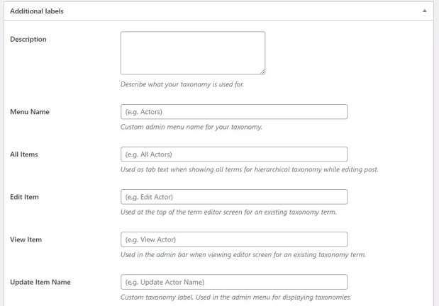 Add taxonomies to your custom post type 2