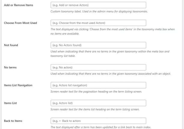 Add taxonomies to your custom post type 4