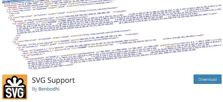 SVG Support Plugin