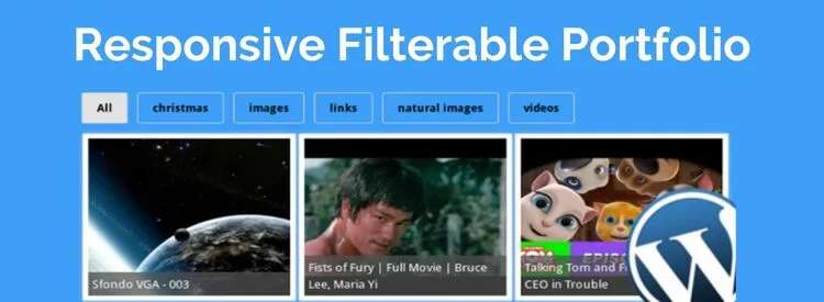 Responsive Filterable Portfolio