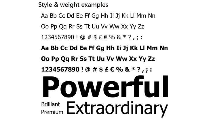 Tahoma Font