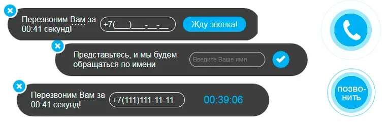 bazz callback widget banner