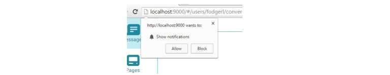 Notifications Prompts in website