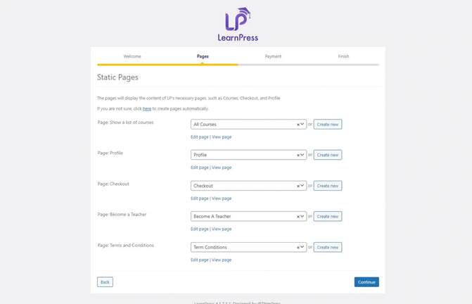 LearnPress Settings