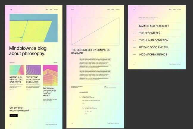 sherbet theme