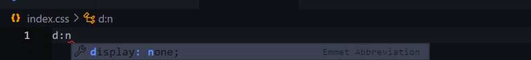 set the display property to none