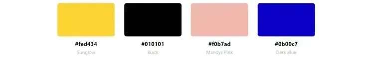Luaka Bop Color Palettes
