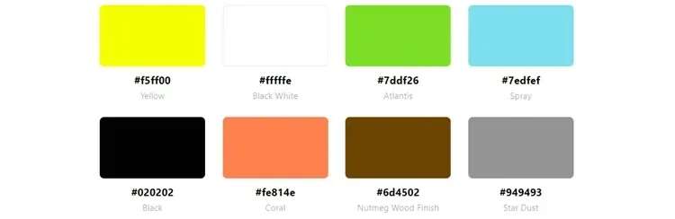 HalfDay Iced Tea Ccolor Palette