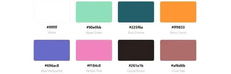 Partake Foods Color Palette