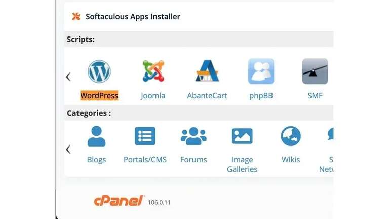 Set up a hosting account and install WordPress