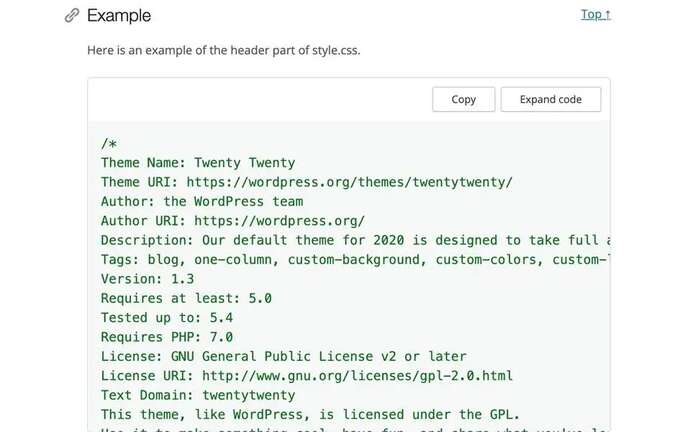 Style.css header
