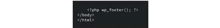 php wp_footer