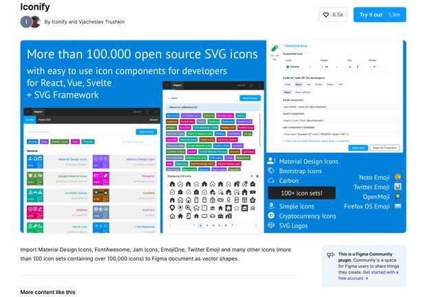 Iconify Plugin
