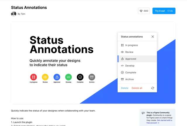 Status Annotations Plugin