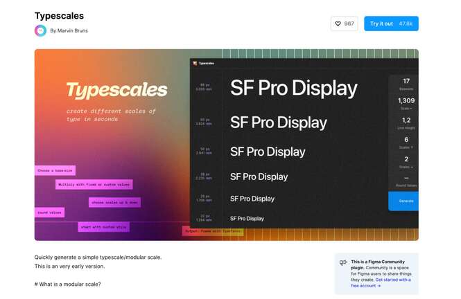 Typescales Plugin