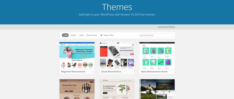 Search the WordPress Repository